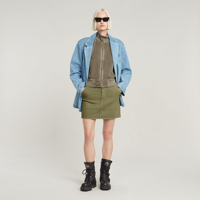 G-Star Overdyed Slim Track Sweater Jacket image number 3